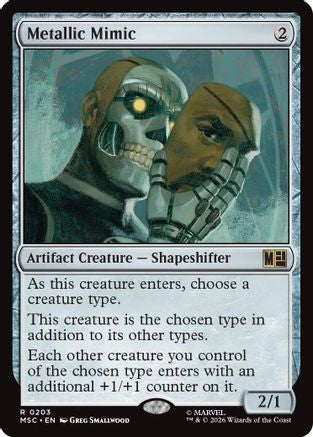 Metallic Mimic (Surge Foil) (MSC-203) - Commander: Marvel Super Heroes Foil | Grognard Games