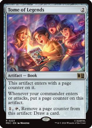 Tome of Legends (Surge Foil) (MSC-223) - Commander: Marvel Super Heroes Foil | Grognard Games