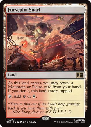 Furycalm Snarl (Surge Foil) (MSC-247) - Commander: Marvel Super Heroes Foil | Grognard Games