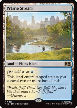 Prairie Stream (Surge Foil) (MSC-257) - Commander: Marvel Super Heroes Foil | Grognard Games
