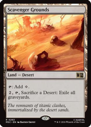 Scavenger Grounds (Surge Foil) (MSC-263) - Commander: Marvel Super Heroes Foil | Grognard Games