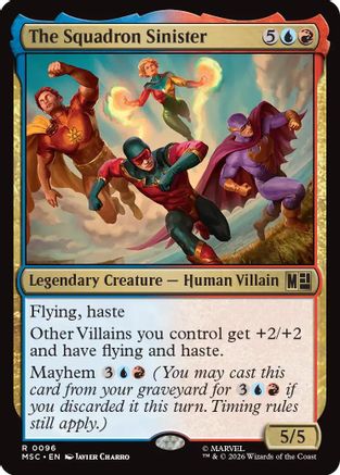The Squadron Sinister (MSC-096) - Commander: Marvel Super Heroes | Grognard Games