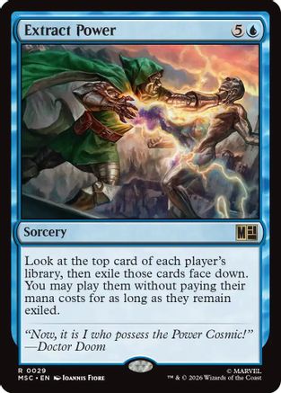 Extract Power (MSC-029) - Commander: Marvel Super Heroes | Grognard Games