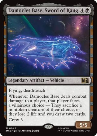 Damocles Base, Sword of Kang (MSC-042) - Commander: Marvel Super Heroes | Grognard Games