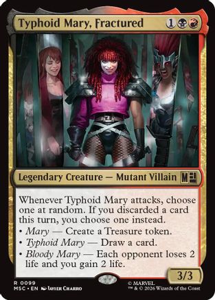 Typhoid Mary, Fractured (MSC-099) - Commander: Marvel Super Heroes | Grognard Games