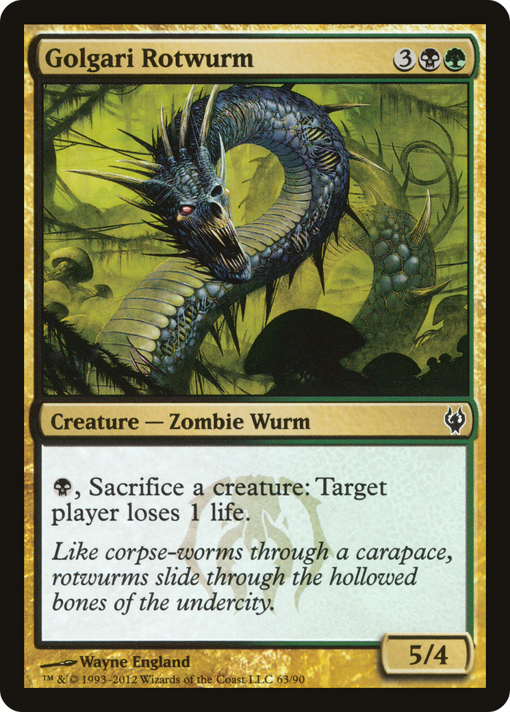 Golgari Rotwurm [Duel Decks: Izzet vs. Golgari] | Grognard Games