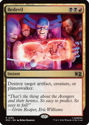 Bedevil (MSC-182) - Commander: Marvel Super Heroes | Grognard Games