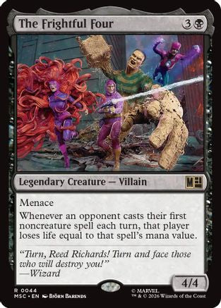 The Frightful Four (MSC-044) - Commander: Marvel Super Heroes | Grognard Games