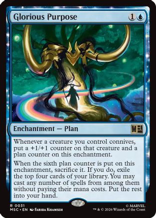 Glorious Purpose (MSC-031) - Commander: Marvel Super Heroes | Grognard Games