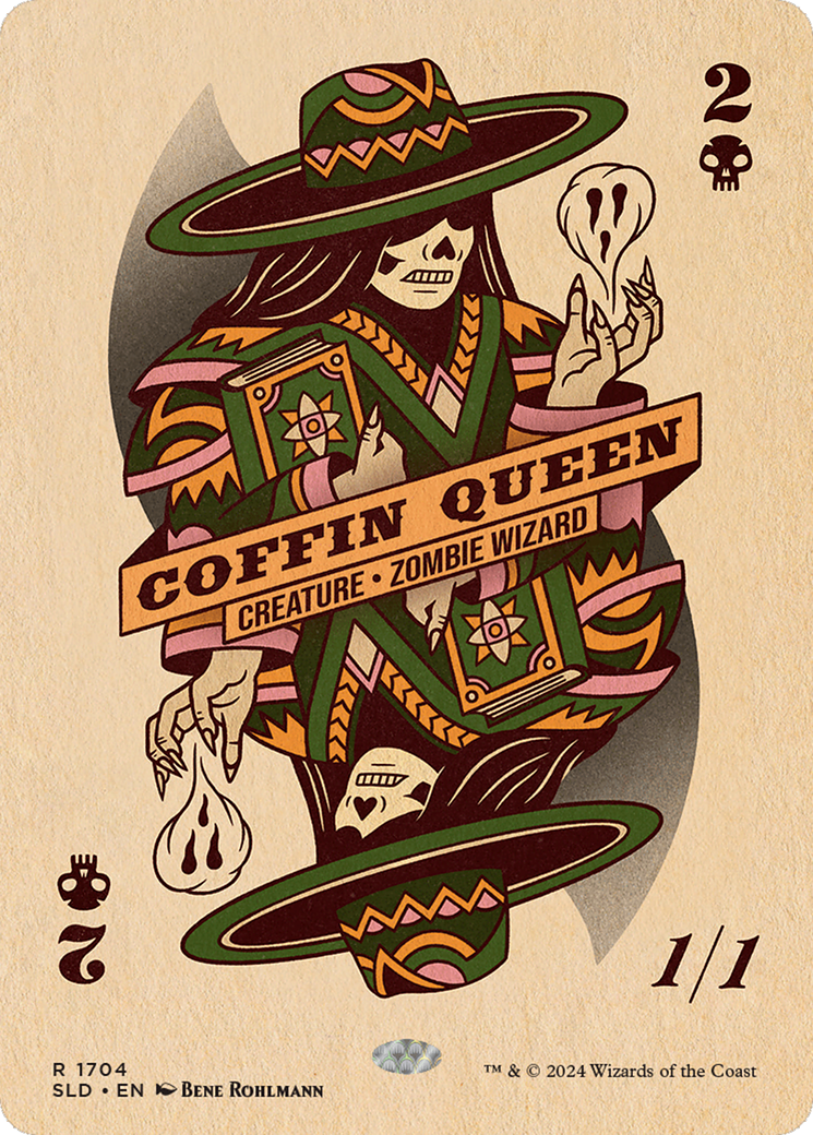 Coffin Queen (SLD-1704) - Secret Lair Drop (Borderless) Foil | Grognard Games