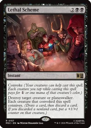 Lethal Scheme (MSC-157) - Commander: Marvel Super Heroes | Grognard Games