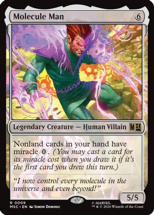 Molecule Man (Surge Foil) (MSC-009) - Commander: Marvel Super Heroes Foil | Grognard Games