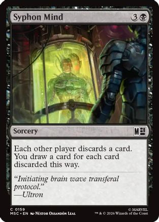 Syphon Mind (Surge Foil) (MSC-159) - Commander: Marvel Super Heroes Foil | Grognard Games