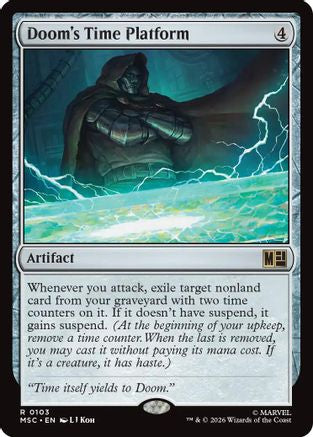 Doom's Time Platform (Surge Foil) (MSC-103) - Commander: Marvel Super Heroes Foil | Grognard Games