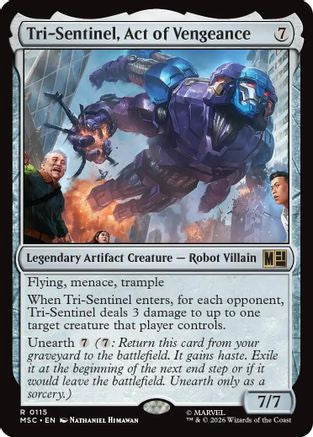 Tri-Sentinel, Act of Vengeance (MSC-115) - Commander: Marvel Super Heroes | Grognard Games