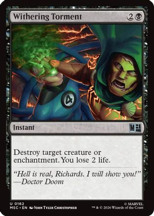 Withering Torment (MSC-162) - Commander: Marvel Super Heroes | Grognard Games