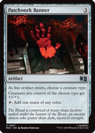 Patchwork Banner (MSC-207) - Commander: Marvel Super Heroes | Grognard Games