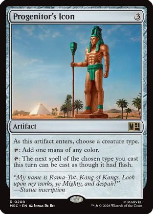 Progenitor's Icon (Surge Foil) (MSC-208) - Commander: Marvel Super Heroes Foil | Grognard Games