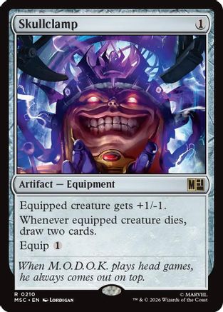 Skullclamp (MSC-210) - Commander: Marvel Super Heroes | Grognard Games