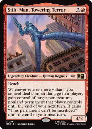 Stilt-Man, Towering Terror (MSC-061) - Commander: Marvel Super Heroes | Grognard Games