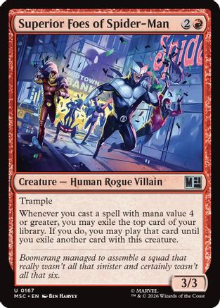 Superior Foes of Spider-Man (MSC-167) - Commander: Marvel Super Heroes | Grognard Games