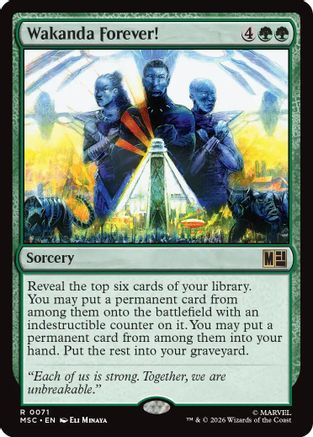 Wakanda Forever! (MSC-071) - Commander: Marvel Super Heroes | Grognard Games