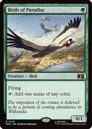 Birds of Paradise (MSC-170) - Commander: Marvel Super Heroes | Grognard Games