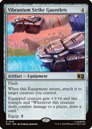 Vibranium Strike Gauntlets (MSC-118) - Commander: Marvel Super Heroes | Grognard Games
