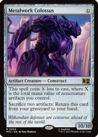 Metalwork Colossus (MSC-204) - Commander: Marvel Super Heroes | Grognard Games