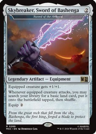 Skybreaker, Sword of Bashenga - Sword of the Animist (MSC-289) - Commander: Marvel Super Heroes | Grognard Games