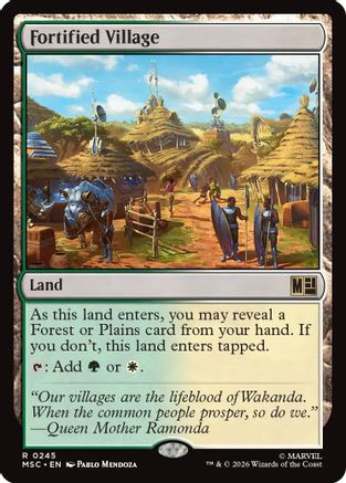 Fortified Village (MSC-245) - Commander: Marvel Super Heroes | Grognard Games