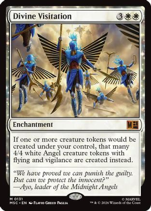 Divine Visitation (Surge Foil) (MSC-131) - Commander: Marvel Super Heroes Foil | Grognard Games