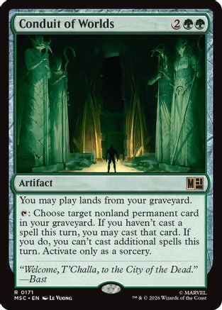 Conduit of Worlds (Surge Foil) (MSC-171) - Commander: Marvel Super Heroes Foil | Grognard Games