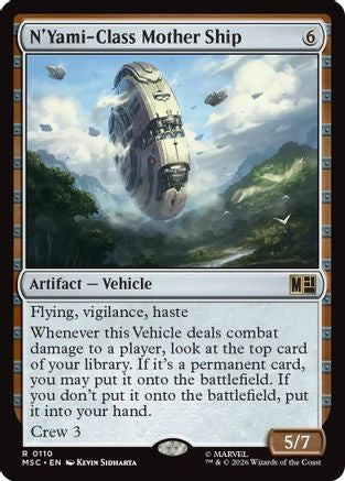 N'Yami-Class Mother Ship (Surge Foil) (MSC-110) - Commander: Marvel Super Heroes Foil | Grognard Games