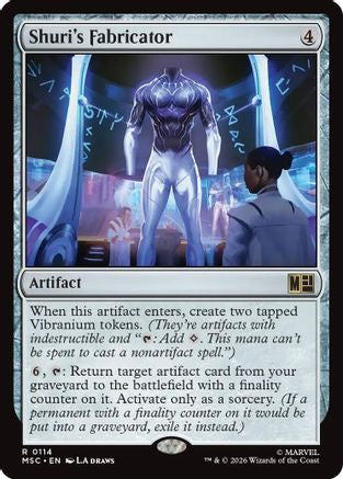 Shuri's Fabricator (Surge Foil) (MSC-114) - Commander: Marvel Super Heroes Foil | Grognard Games