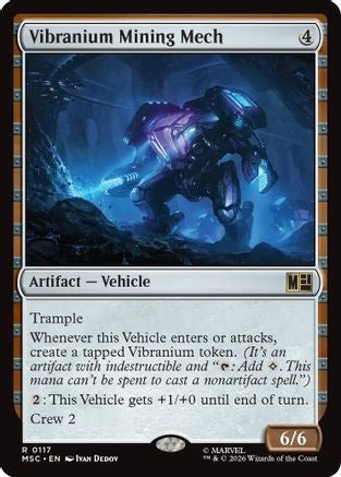Vibranium Mining Mech (Surge Foil) (MSC-117) - Commander: Marvel Super Heroes Foil | Grognard Games