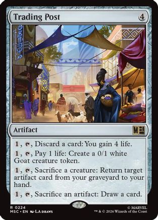 Trading Post (Surge Foil) (MSC-224) - Commander: Marvel Super Heroes Foil | Grognard Games