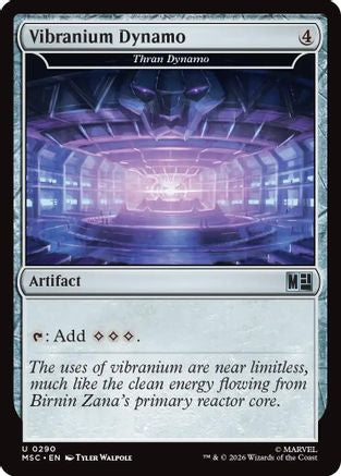 Vibranium Dynamo - Thran Dynamo (Surge Foil) (MSC-290) - Commander: Marvel Super Heroes Foil | Grognard Games