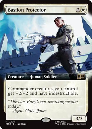Bastion Protector (Extended Art) (MSC-296) - Commander: Marvel Super Heroes | Grognard Games