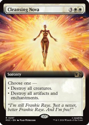 Cleansing Nova (Extended Art) (MSC-297) - Commander: Marvel Super Heroes | Grognard Games