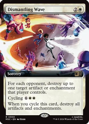 Dismantling Wave (Extended Art) (MSC-300) - Commander: Marvel Super Heroes | Grognard Games