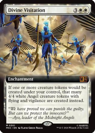 Divine Visitation (Extended Art) (MSC-301) - Commander: Marvel Super Heroes | Grognard Games