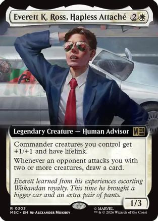 Everett K. Ross, Hapless Attache (Extended Art) (MSC-303) - Commander: Marvel Super Heroes | Grognard Games