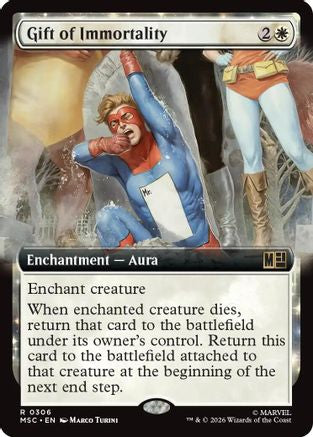 Gift of Immortality (Extended Art) (MSC-306) - Commander: Marvel Super Heroes | Grognard Games