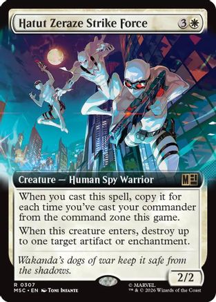 Hatut Zeraze Strike Force (Extended Art) (MSC-307) - Commander: Marvel Super Heroes | Grognard Games