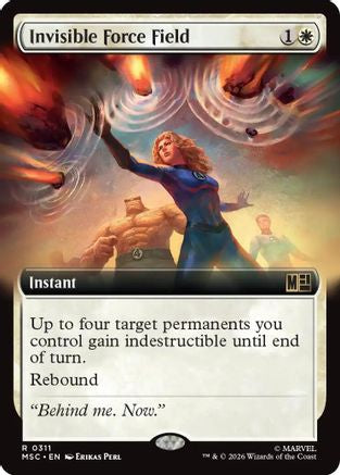 Invisible Force Field (Extended Art) (MSC-311) - Commander: Marvel Super Heroes | Grognard Games