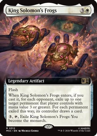 King Solomon's Frogs (Extended Art) (MSC-312) - Commander: Marvel Super Heroes | Grognard Games