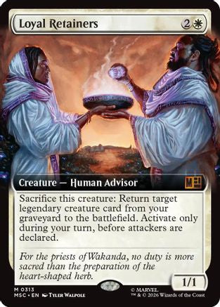 Loyal Retainers (Extended Art) (MSC-313) - Commander: Marvel Super Heroes | Grognard Games