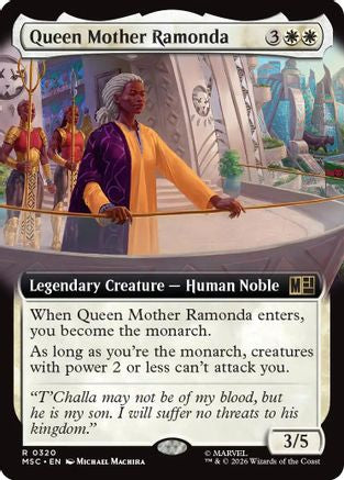 Queen Mother Ramonda (Extended Art) (MSC-320) - Commander: Marvel Super Heroes | Grognard Games