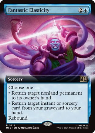 Fantastic Elasticity (Extended Art) (MSC-329) - Commander: Marvel Super Heroes | Grognard Games